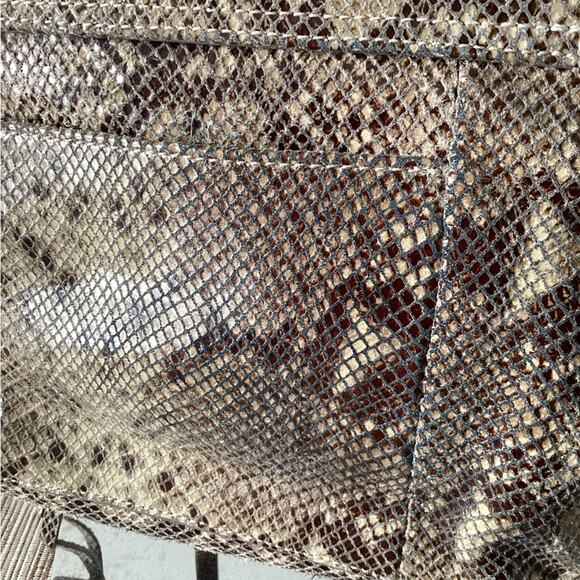 Cynthia Rowley Tan Print Medium Crossbody Purse Handbag - Picture 5 of 7